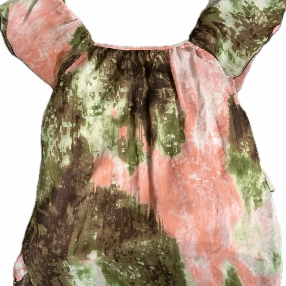 Multicolor Ruffled Women's Top - Picture 3 of 6
